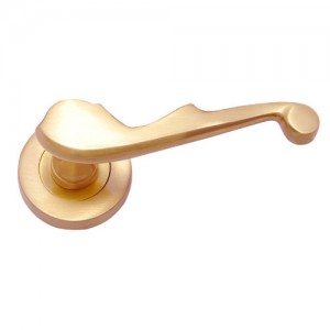 "Ruth" Brass Handle with Rose 
